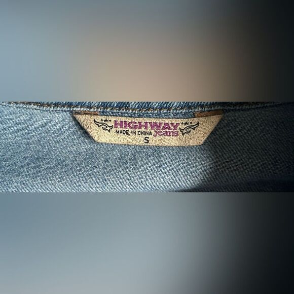 NWOT … HIGHWAY JEANS “Size: S” Denim Jean Jacket - Picture 3 of 3